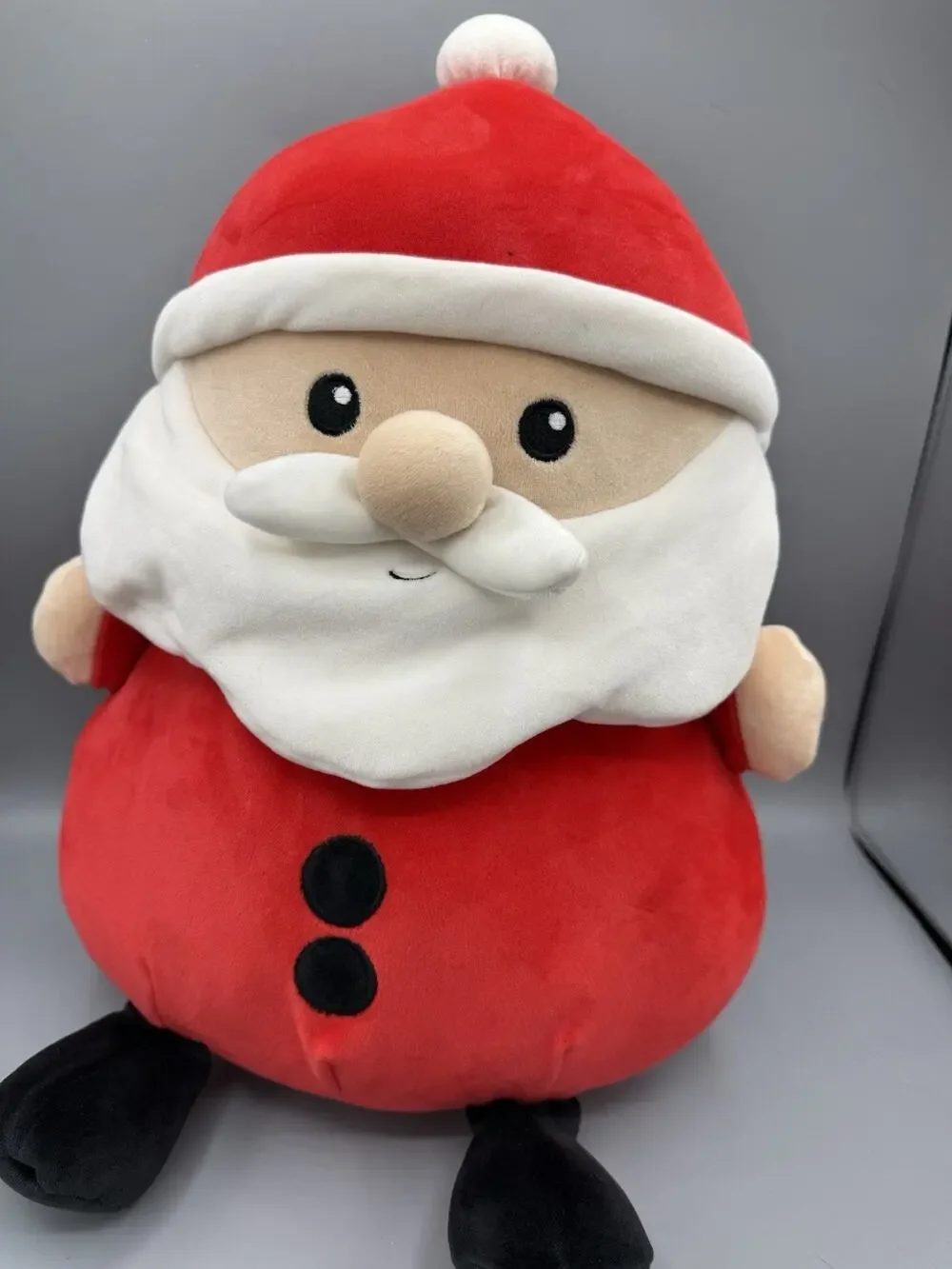 Cute Santa Claus Christmas Plush Stuffed Animal Red White Holiday Decor 12”